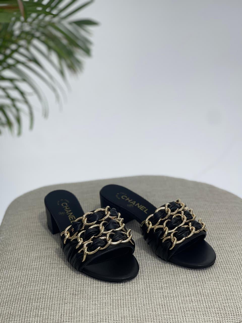 Chanel sandals heels