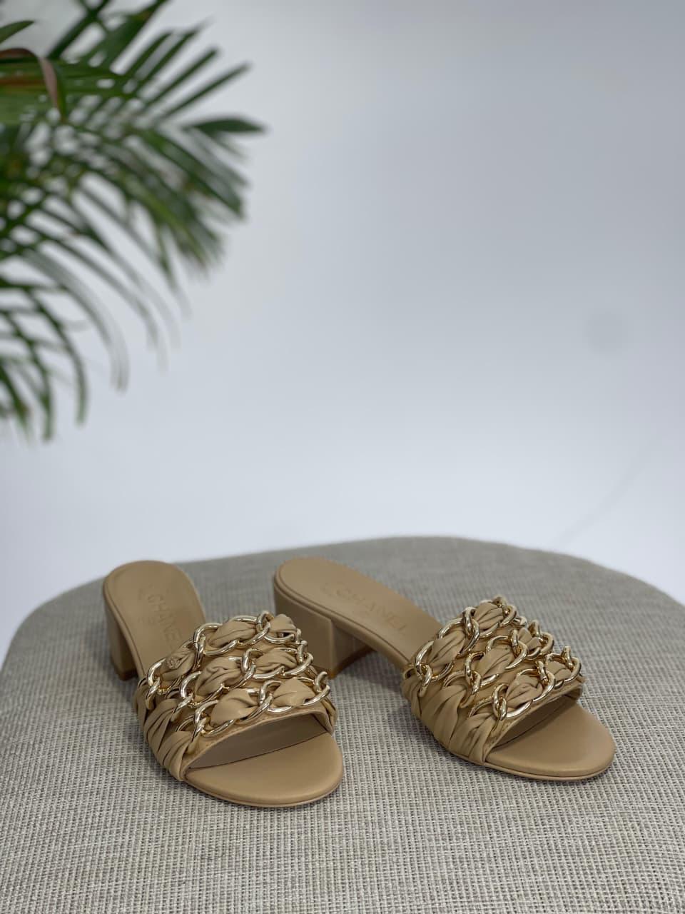 Chanel sandals heels
