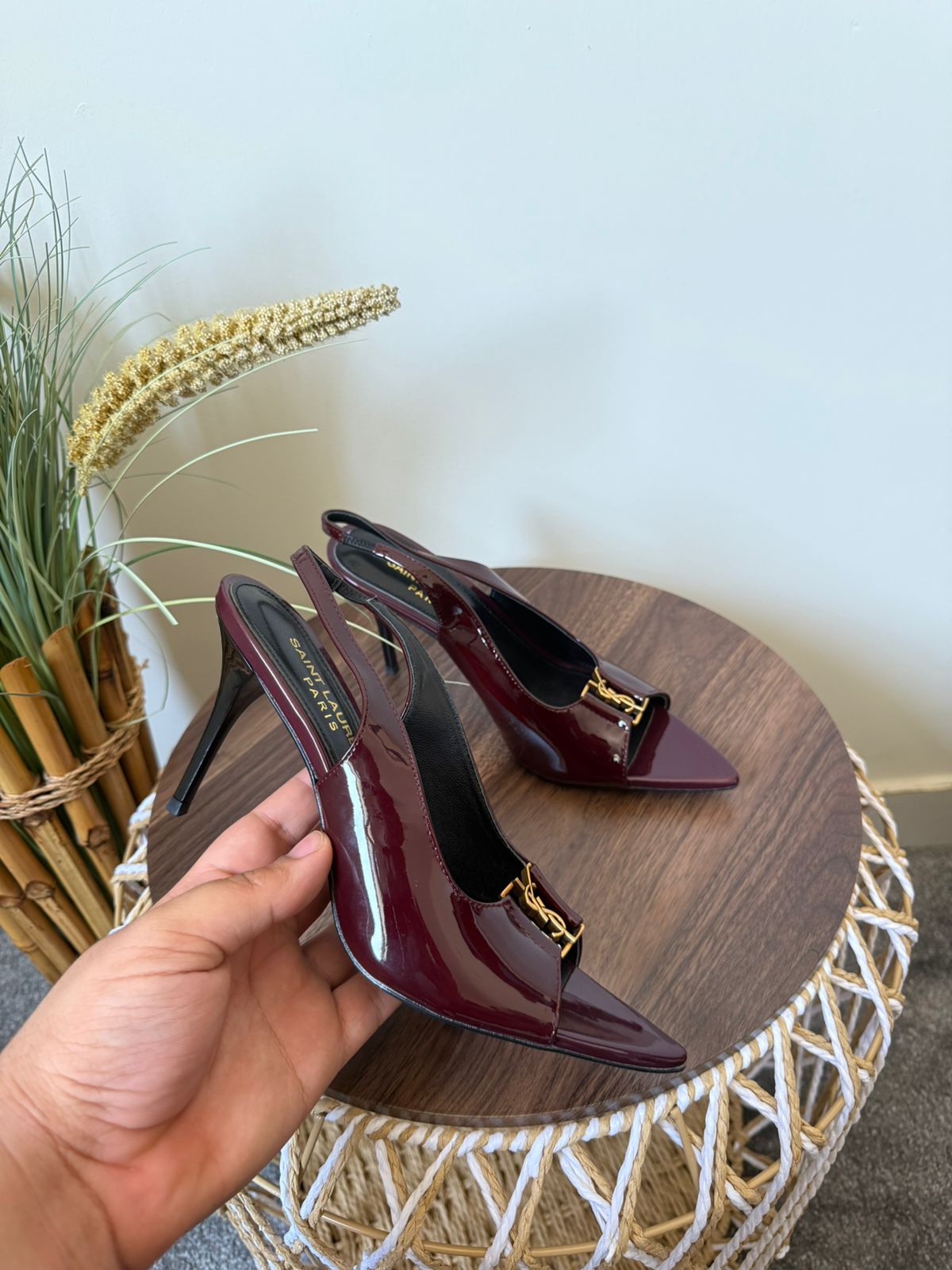 YSL sandals heels