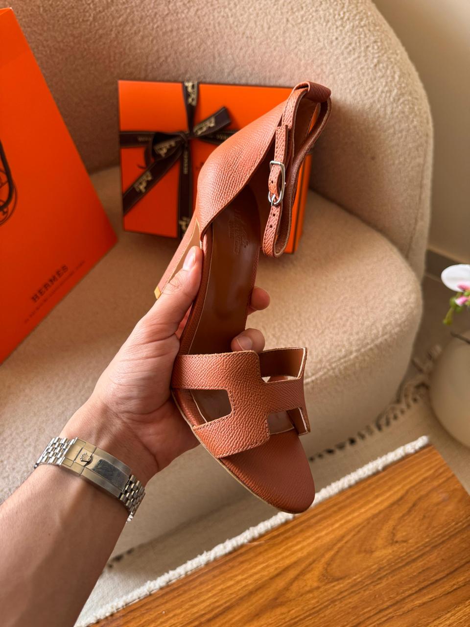 Hermes sandals heels (high heels)