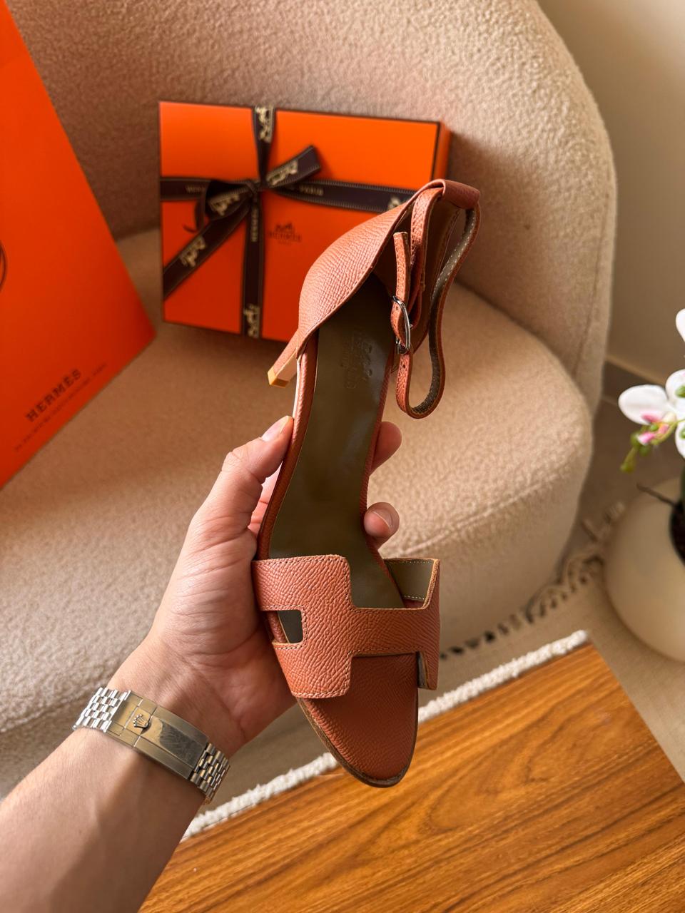 Hermes sandals heels (medium heels)
