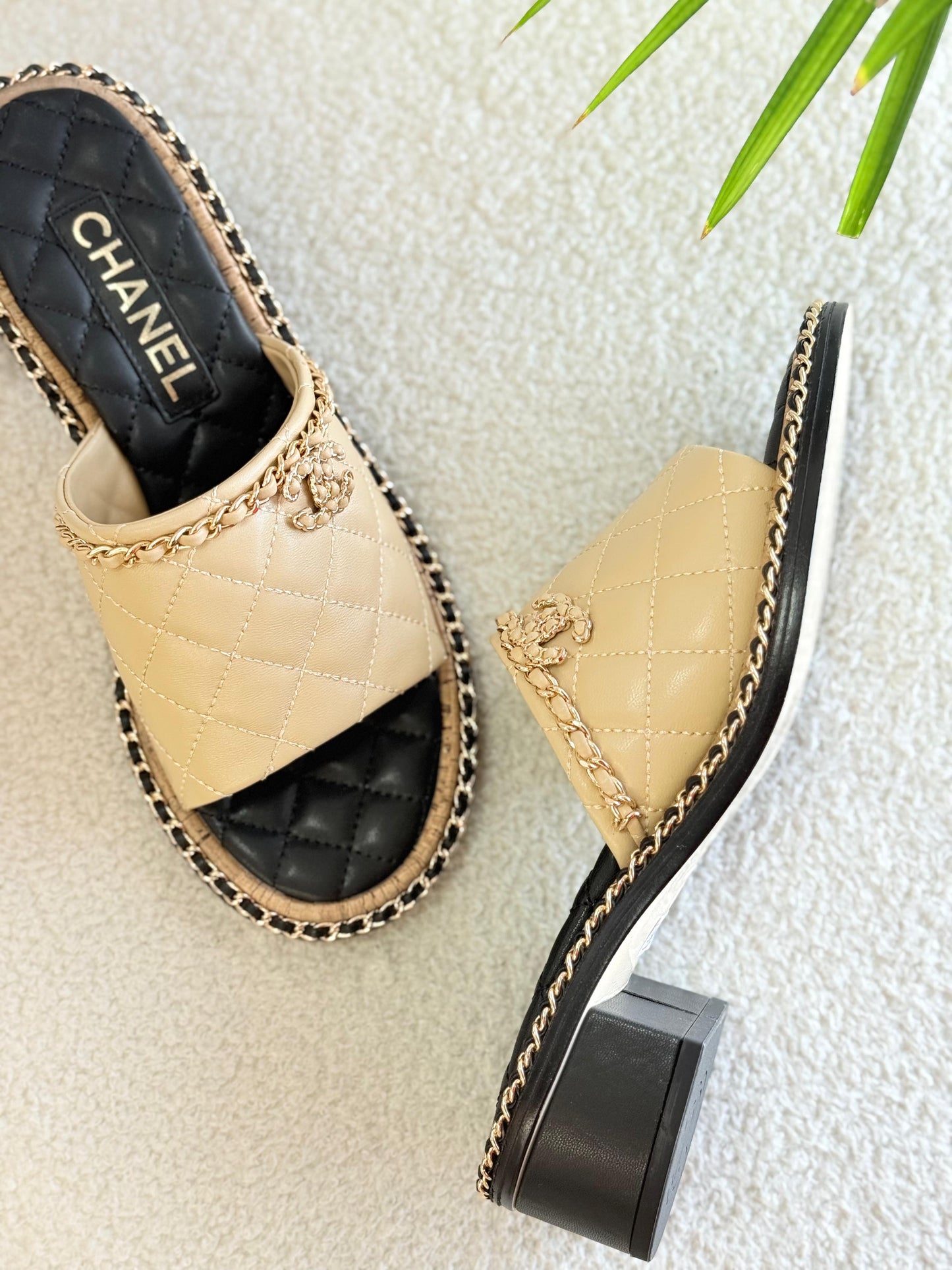 Chanel sandals heels