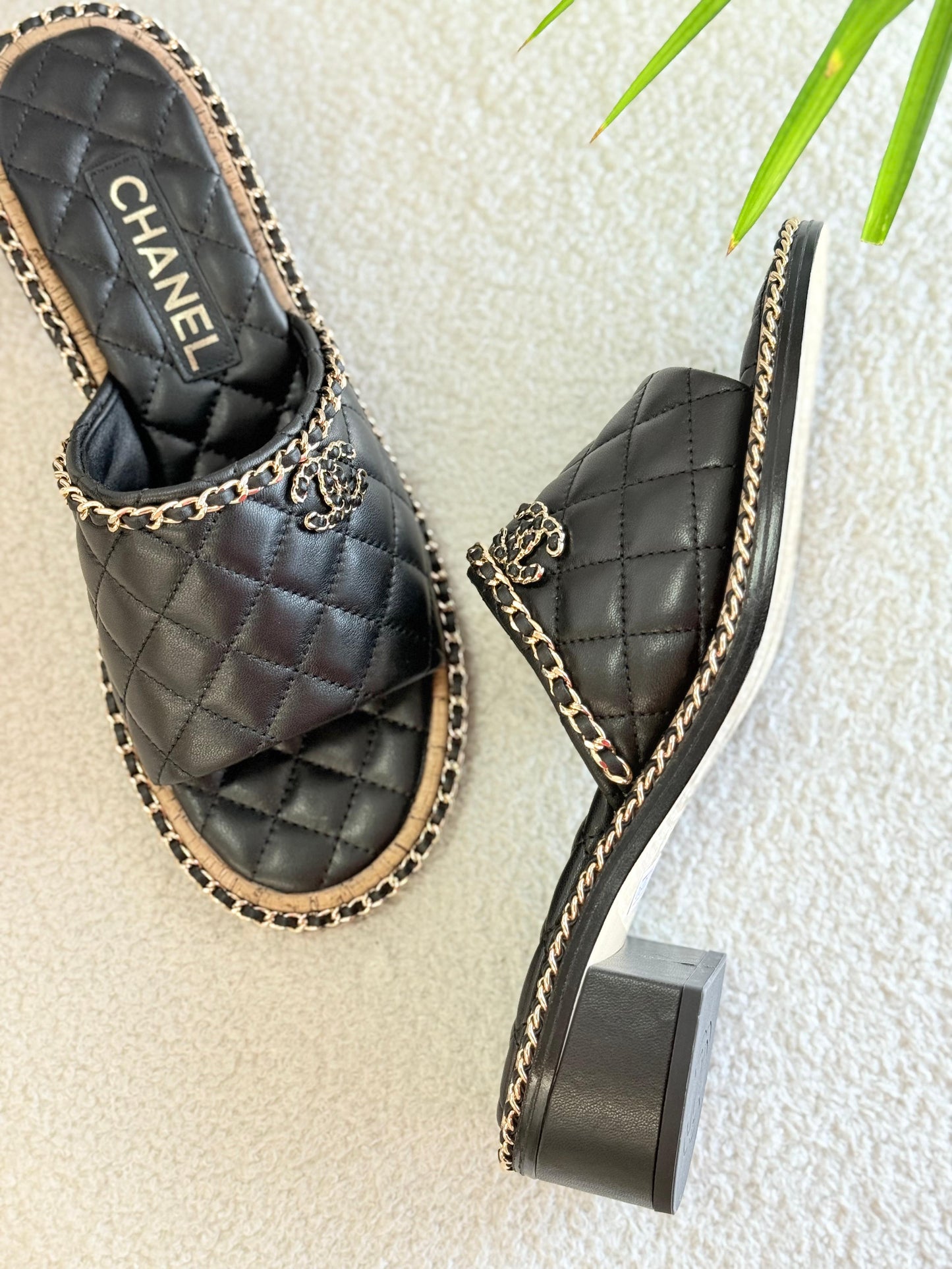 Chanel sandals heels
