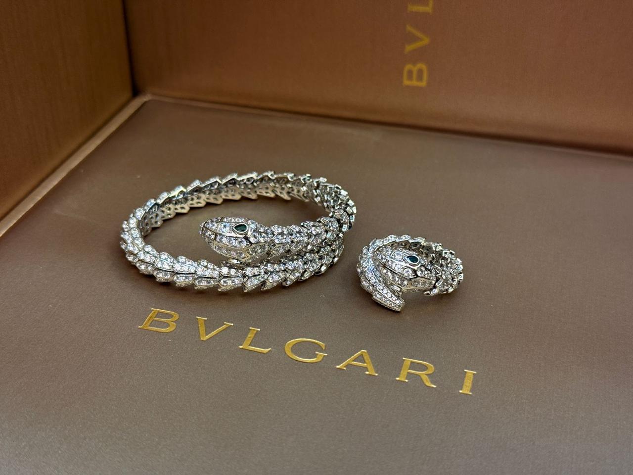 Bvlgari jewelry set -bangle & ring