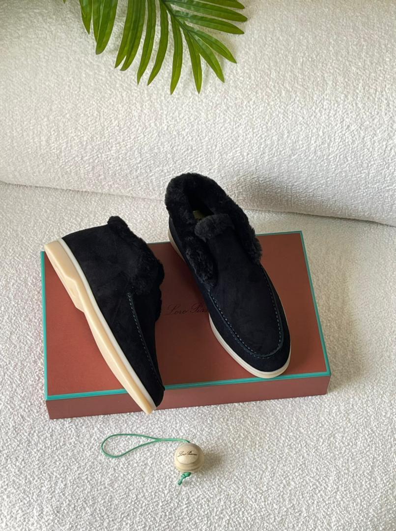 Loro piana loafers with fur