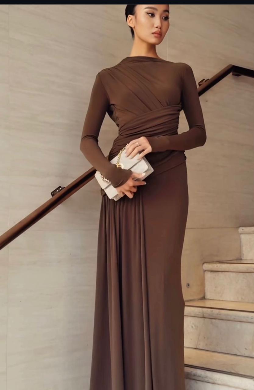 Balmain dress - brown