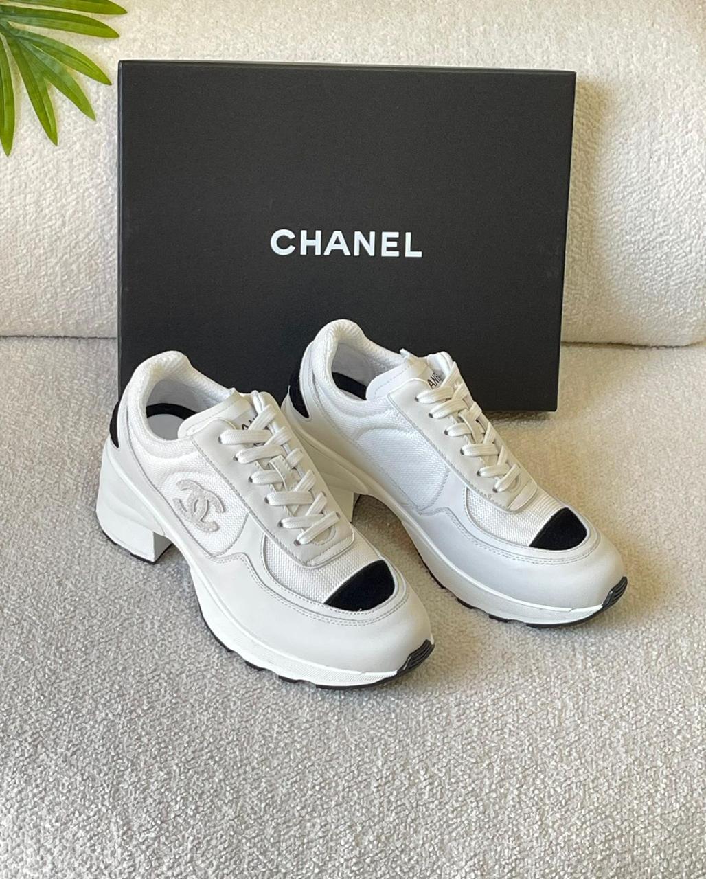 Chanel sneakers with heels