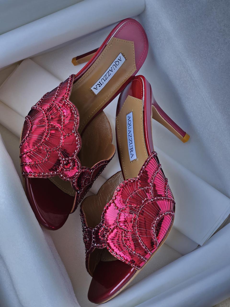 Aquazurra sandals heels