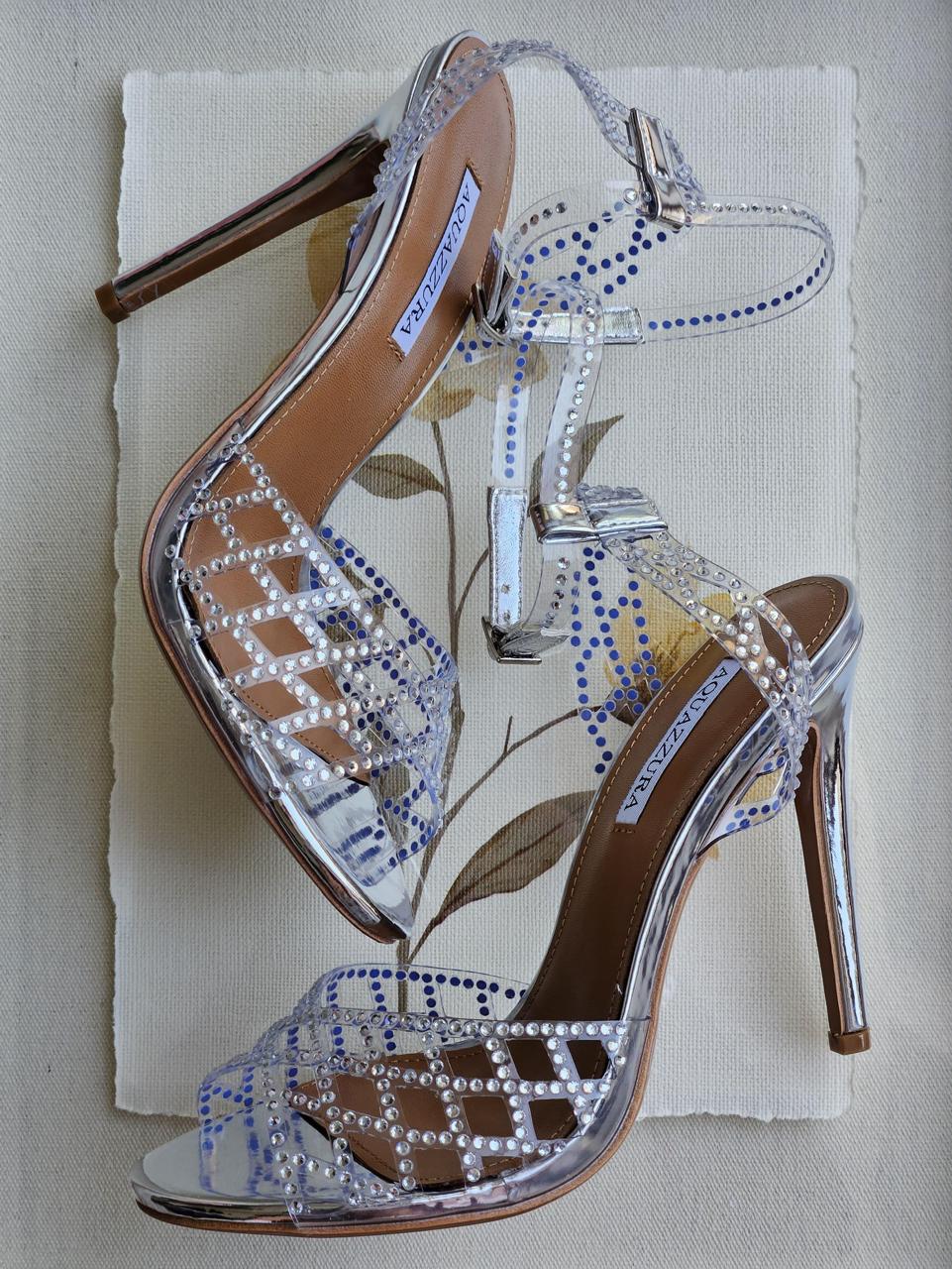 Aquazurra sandals heels