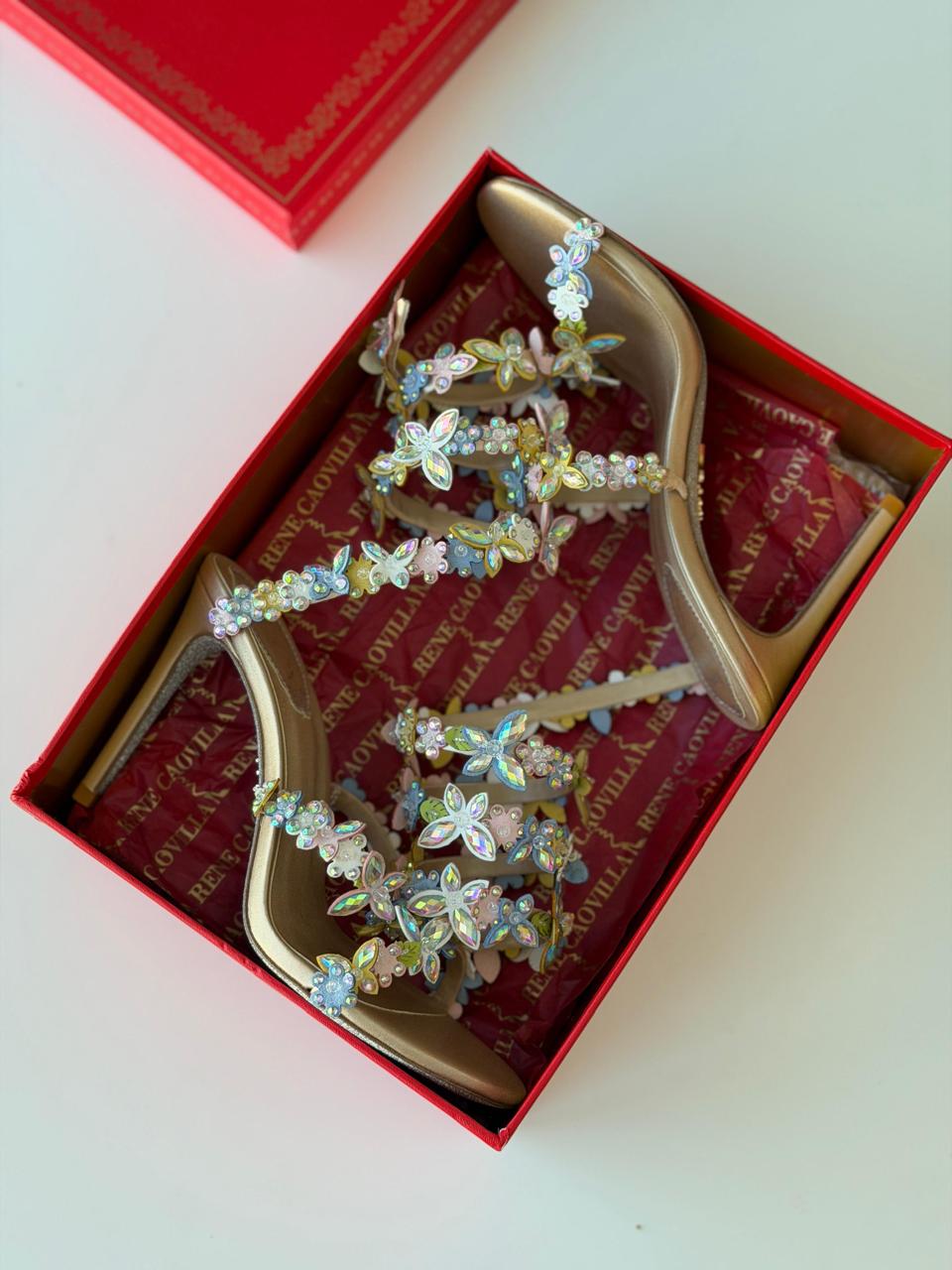 Rene caovilla sandals heels