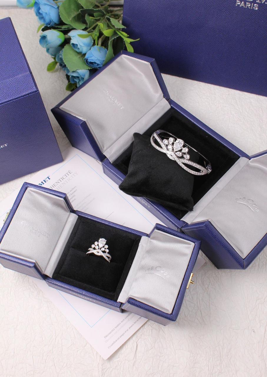 Chaumet jewelry set - bangle & ring