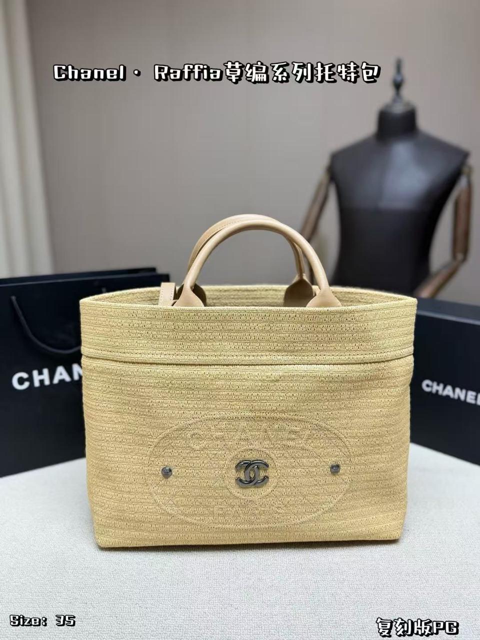 Chanel bag tote beach
