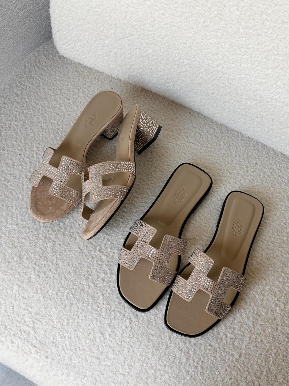 Hermes slippers & sandals heels