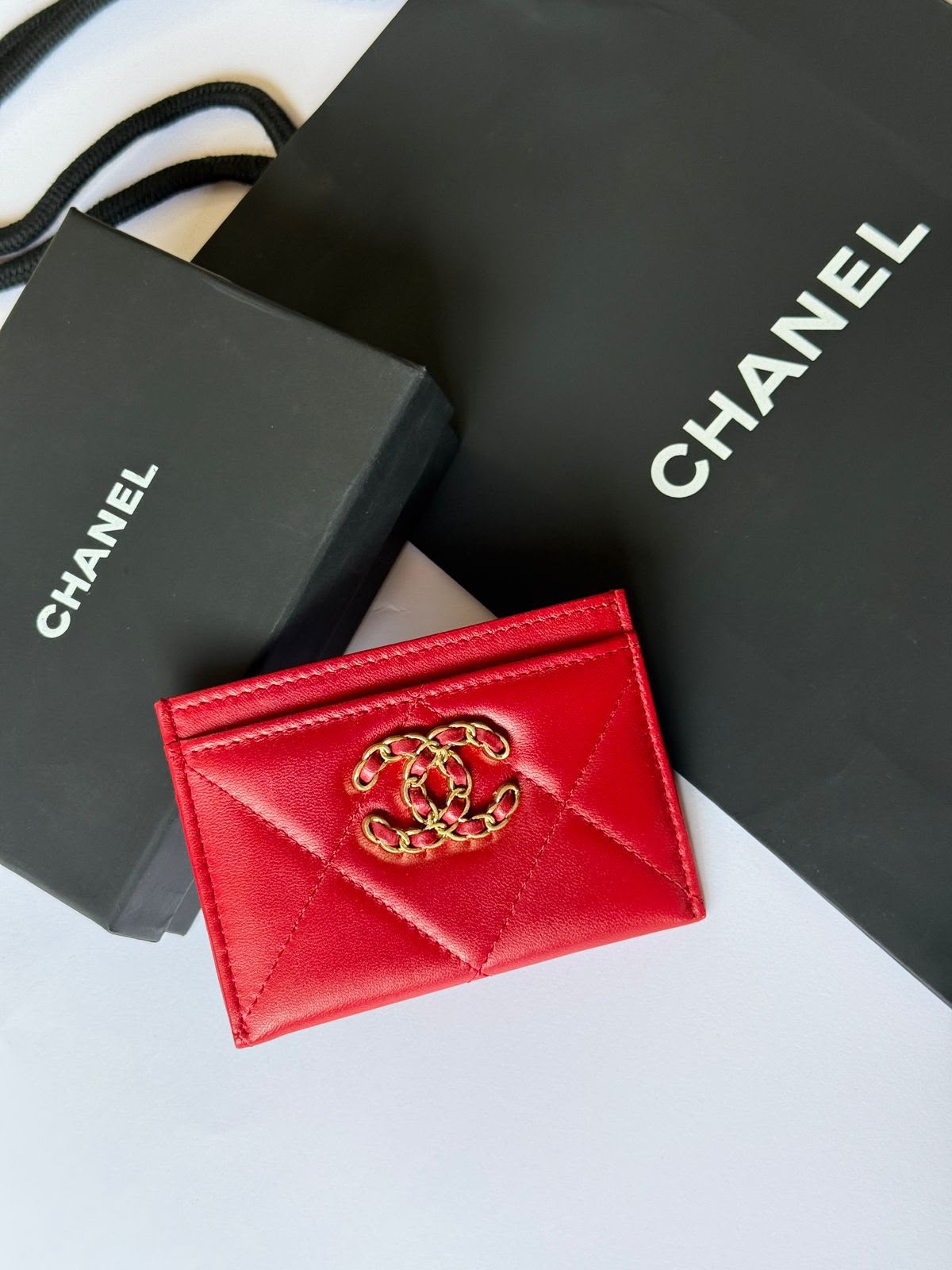 Chanel card holder