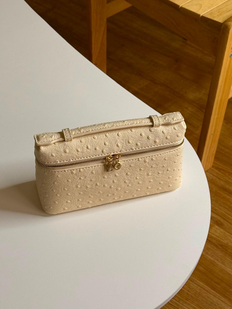 Loro piana bag ostrich leather