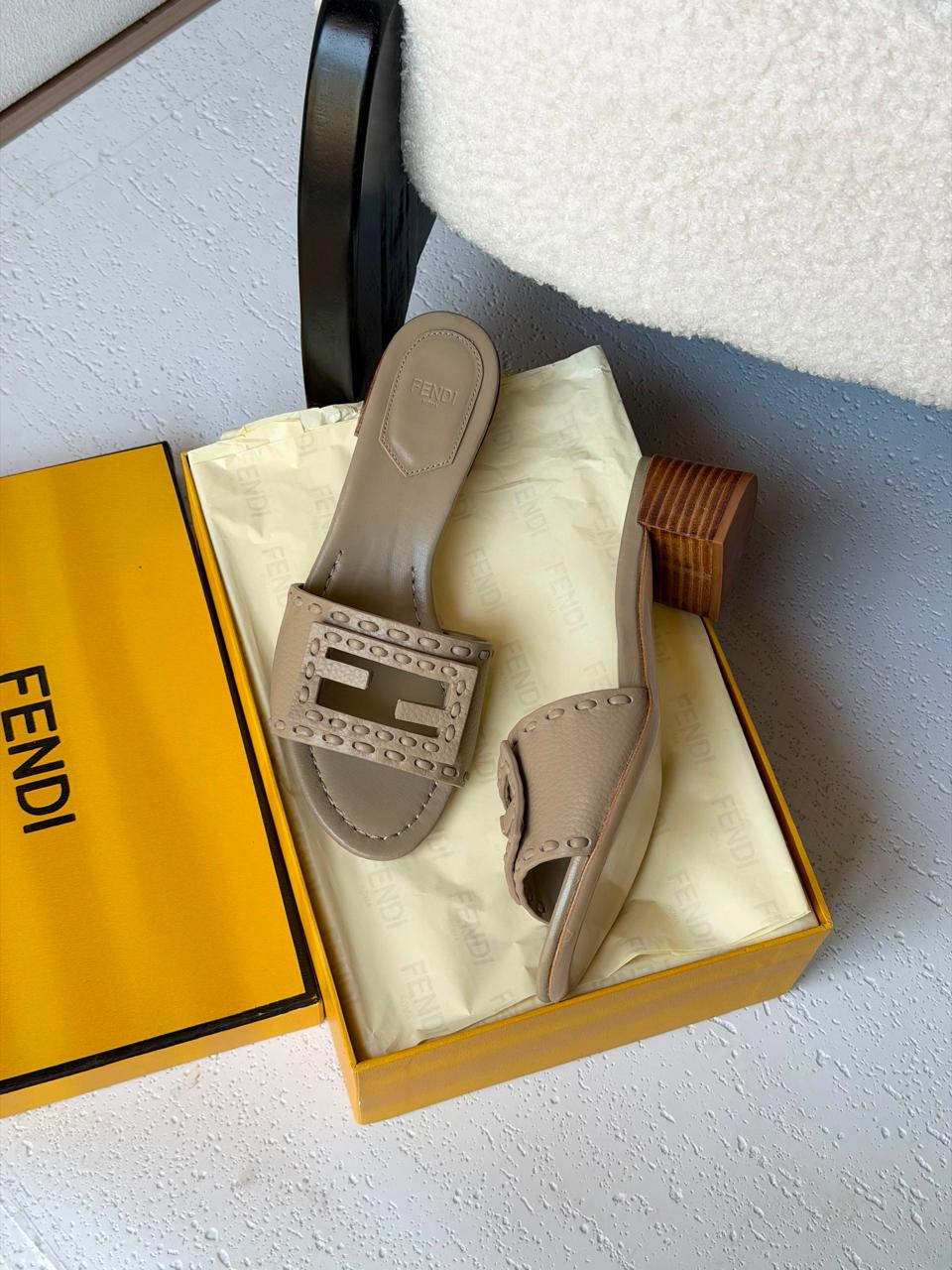 Fendi sandals heels
