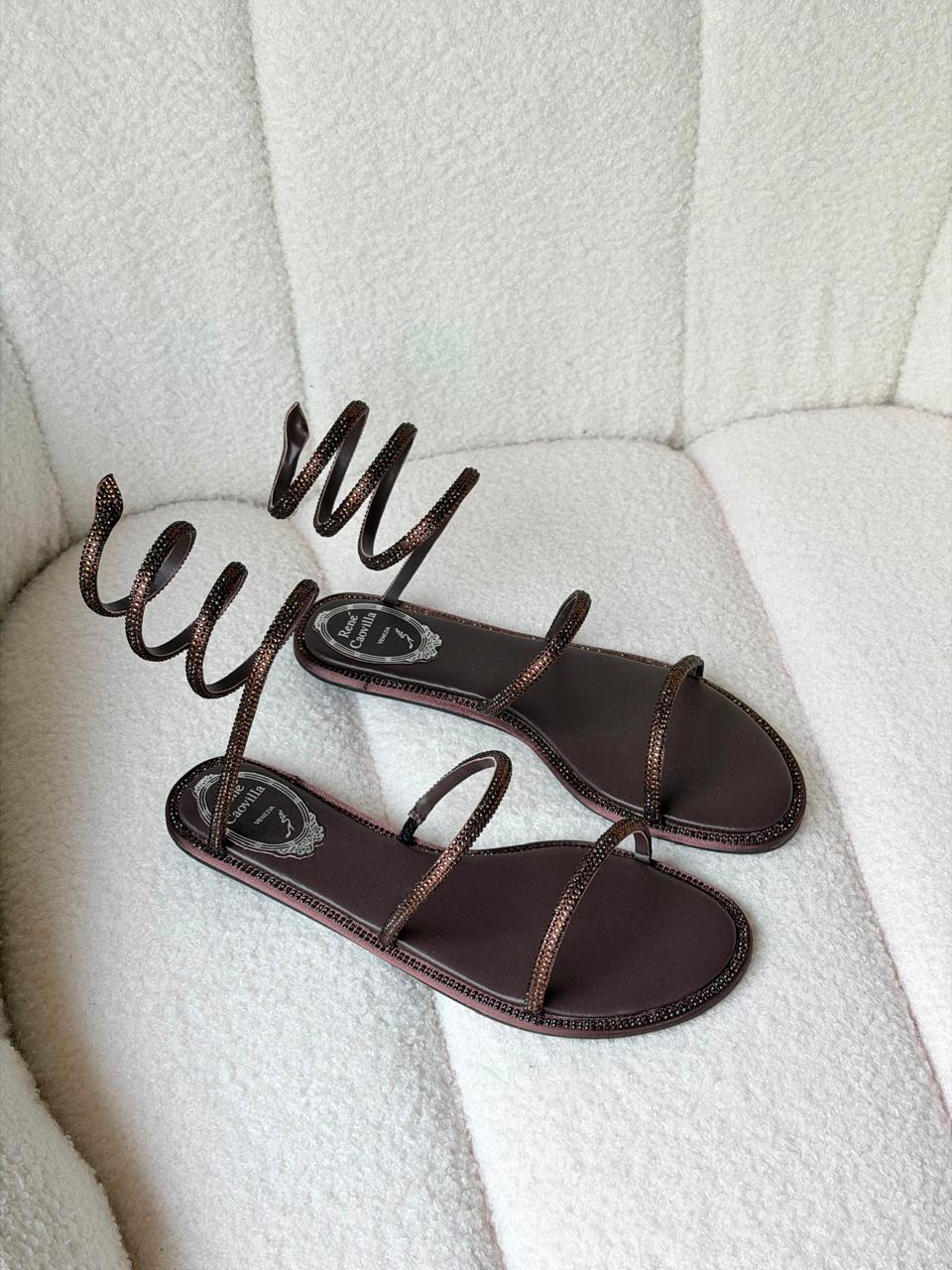 Rene caovilla slippers