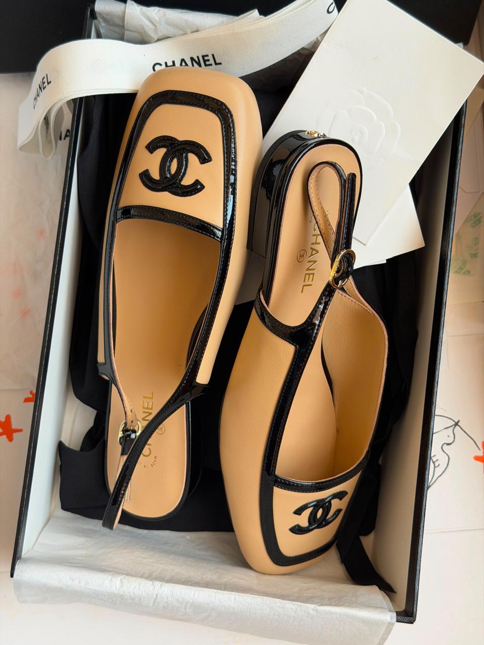 Chanel heels - low heels