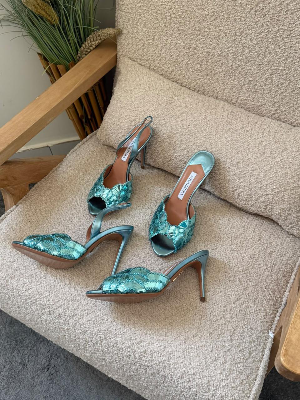 Aquazurra sandals heels