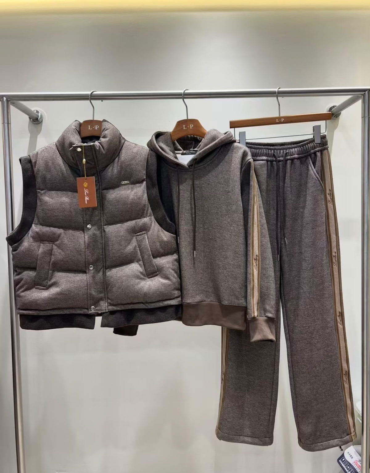 Loro piana tracksuit with vest