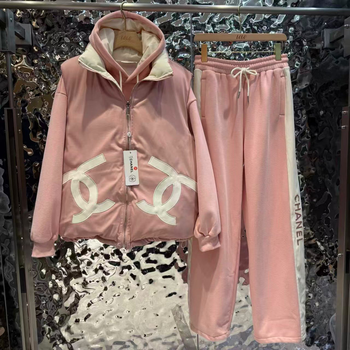 Chanel tracksuit with vest - double sided