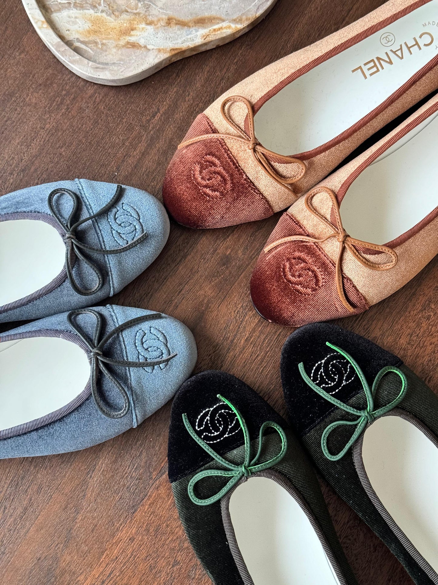Chanel ballerina - suede