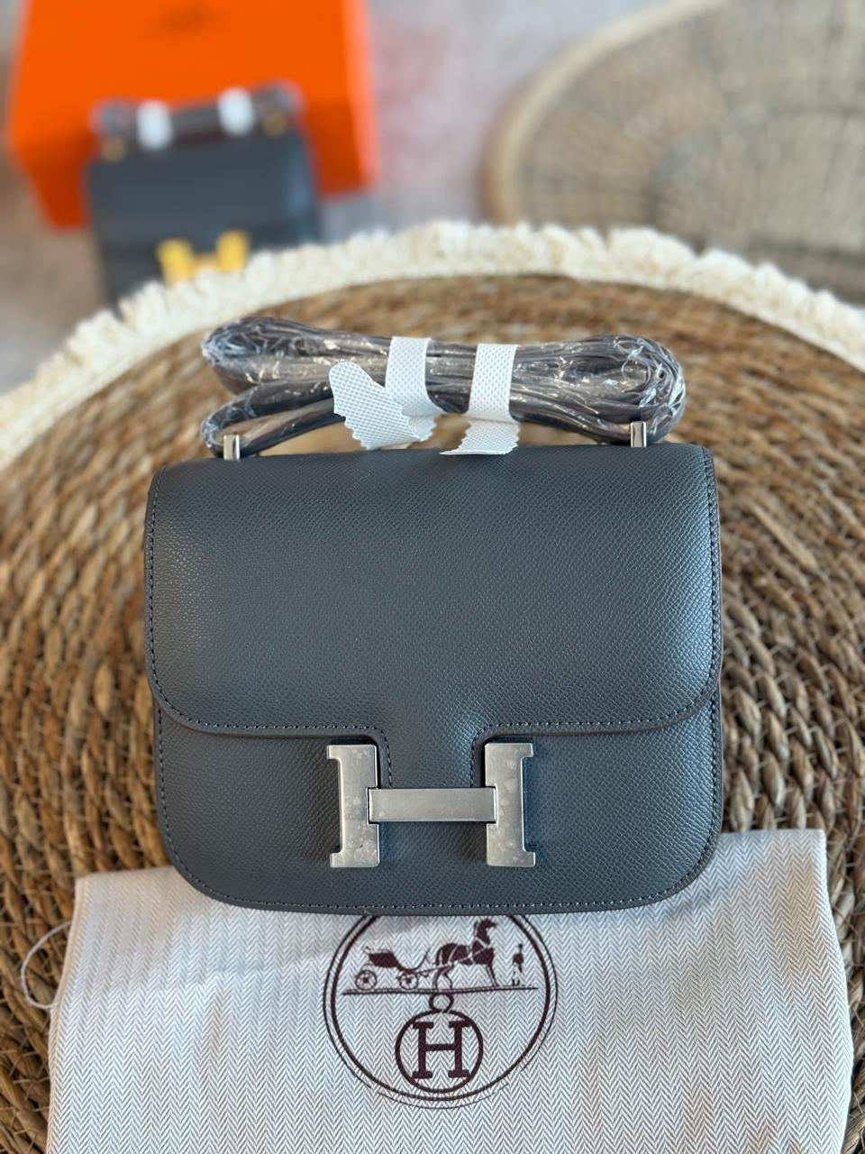 Hermes bag - silver hardware