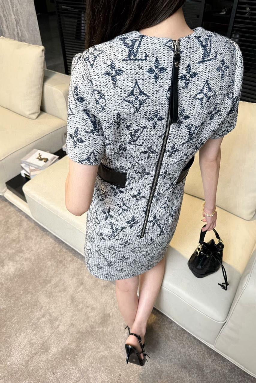 Lv tweed dress