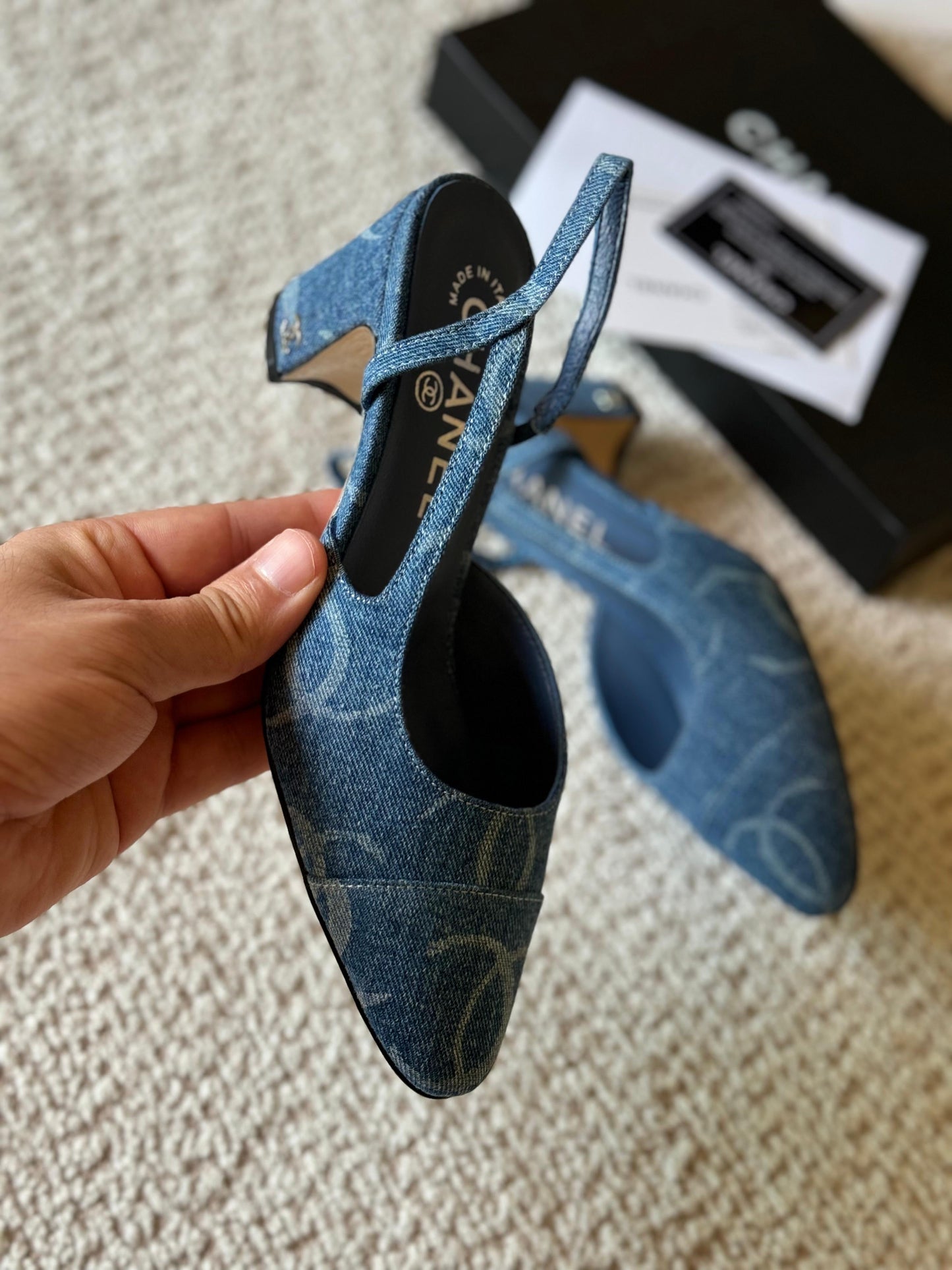 Chanel heela - blue denim