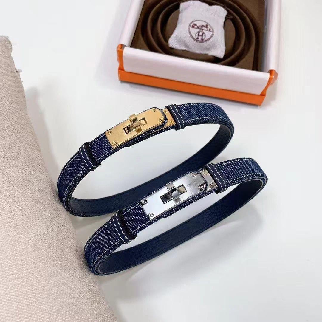 Hermes belt - blue
