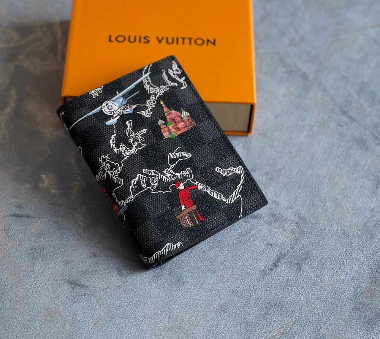 Lv passport cover - wallet