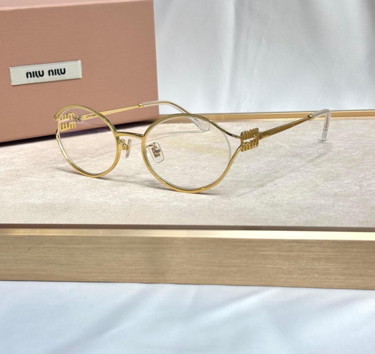 Collection of transparent sunglasses