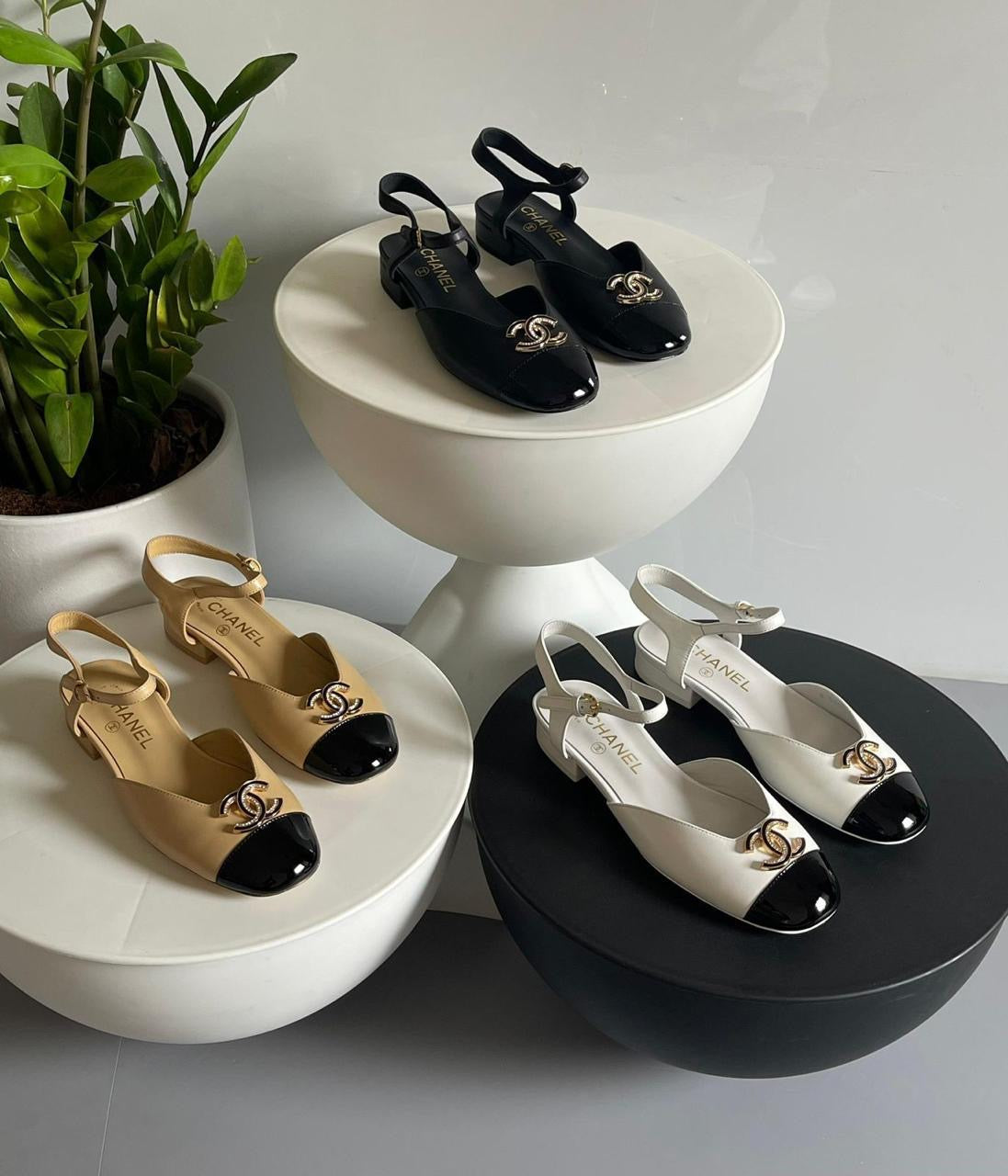 Chanel heels - low heels