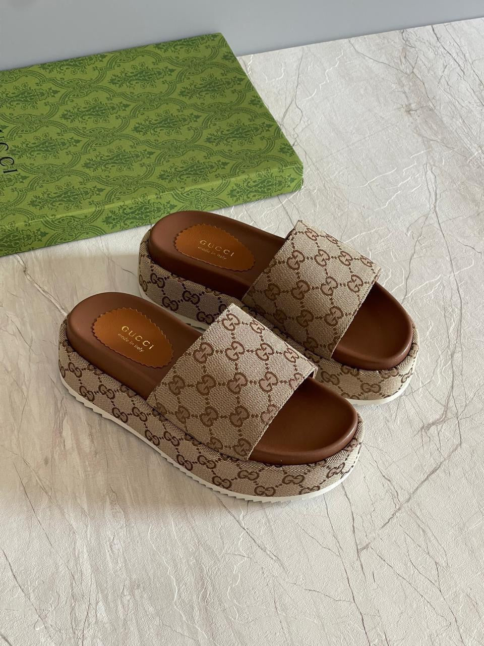 Gucci slippers - wedges