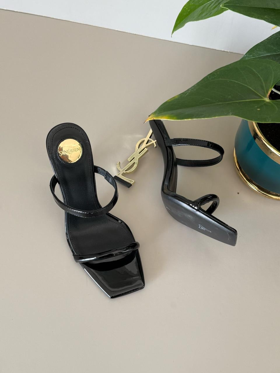 Ysl sandals heels