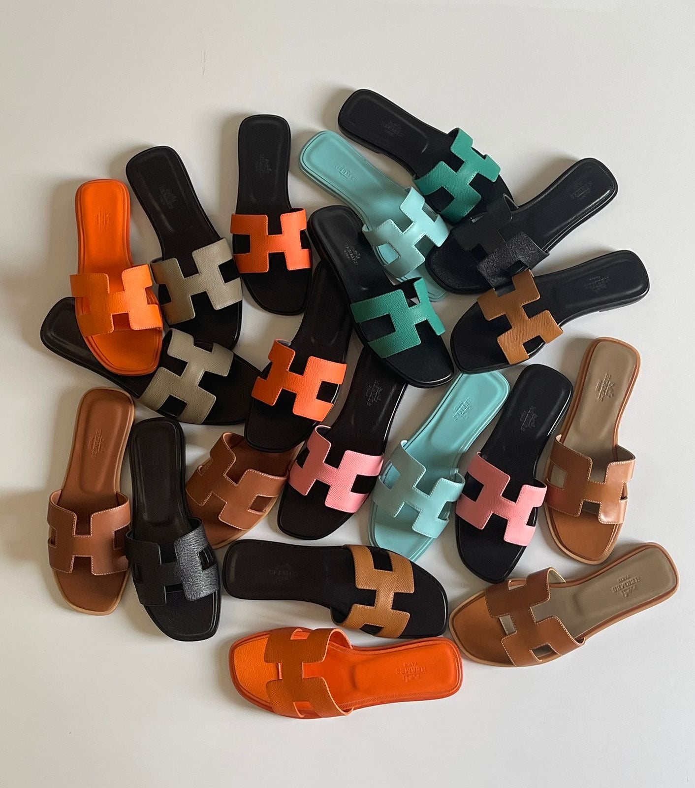 Hermes slippers oran collection