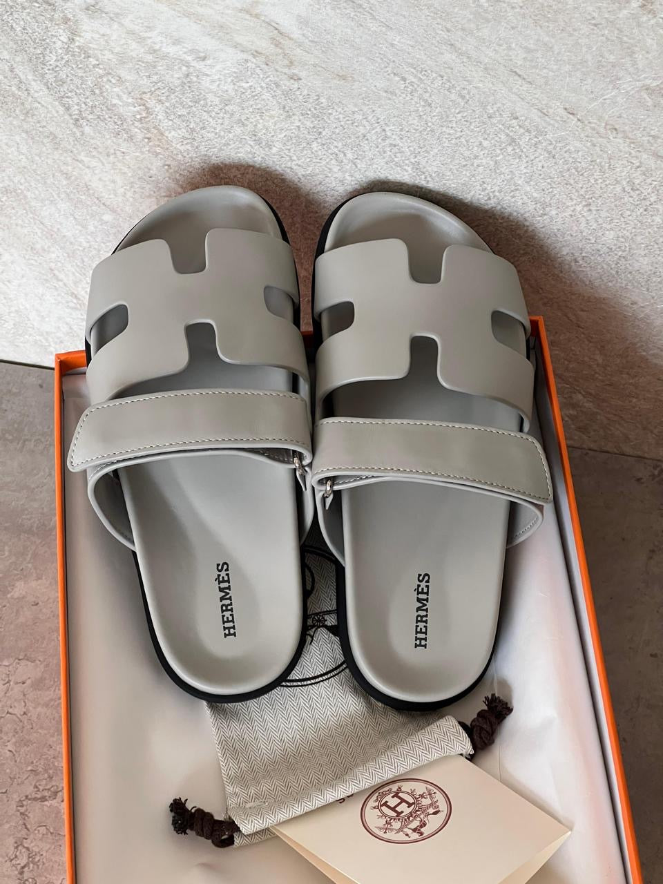 Hermes slippers chypre