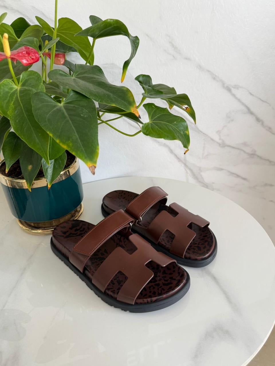 Hermes sandals chypre