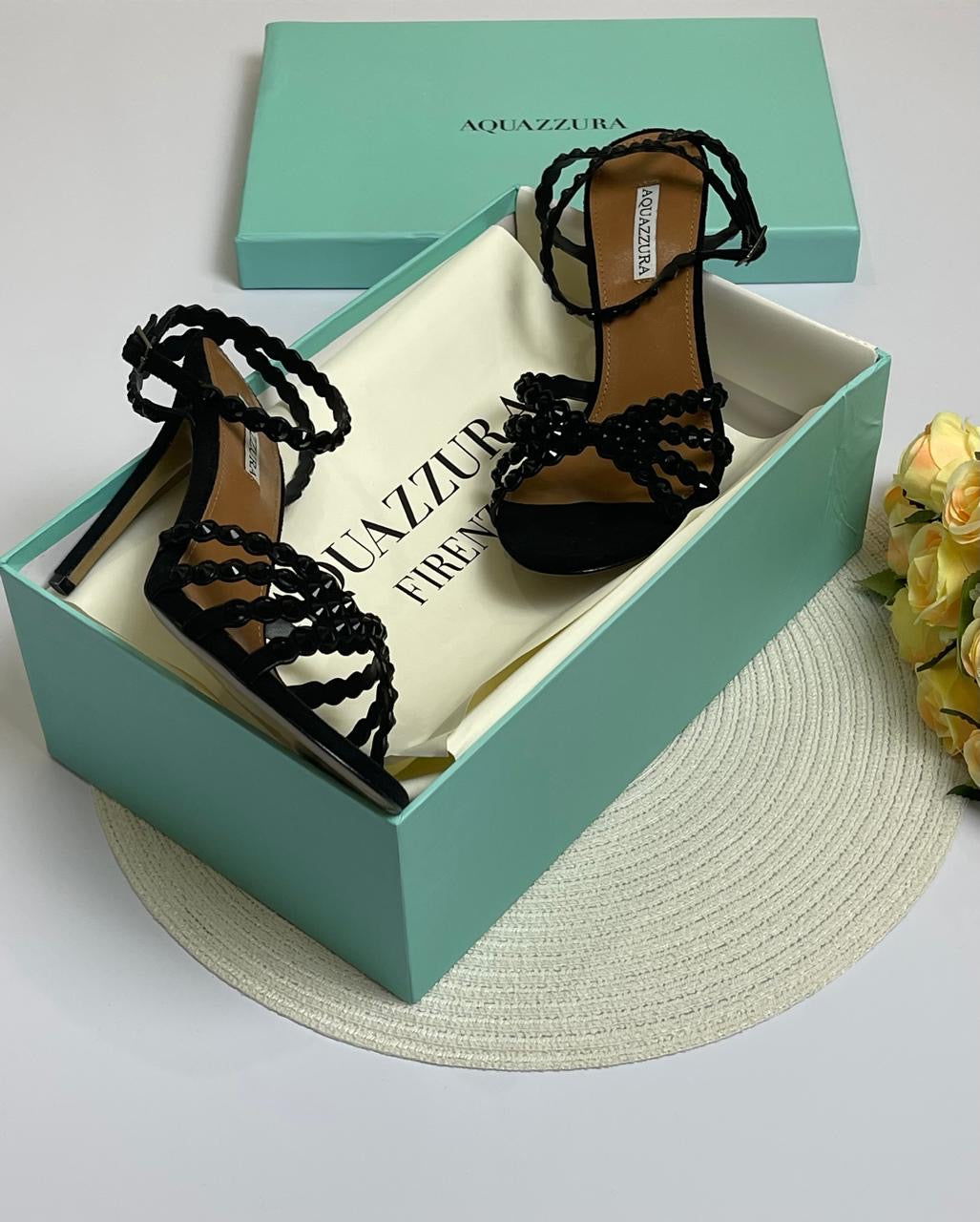 Aquazurra sandals heels