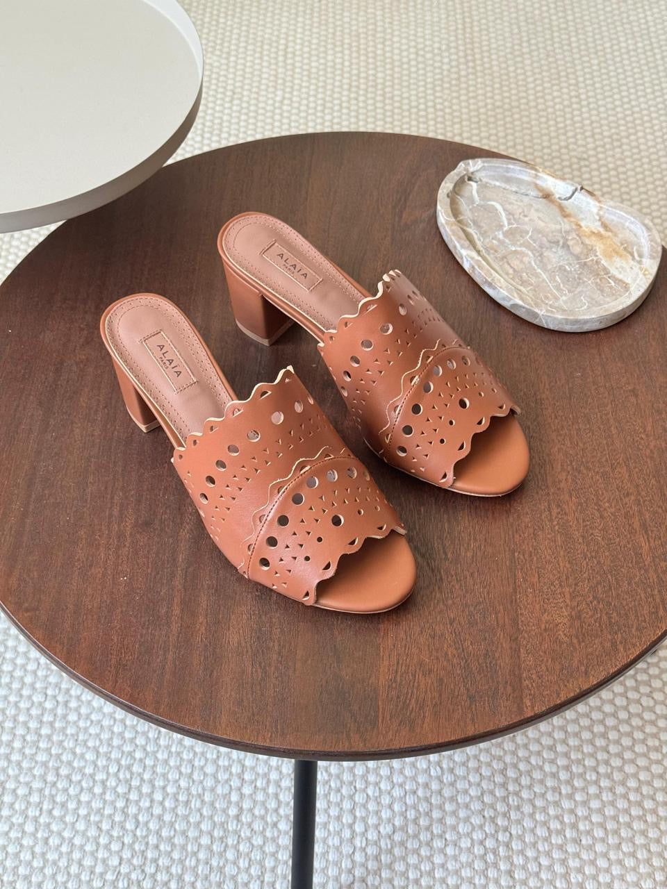 Alaia sandals heels