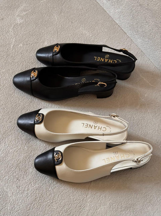 Chanel heels - low heels
