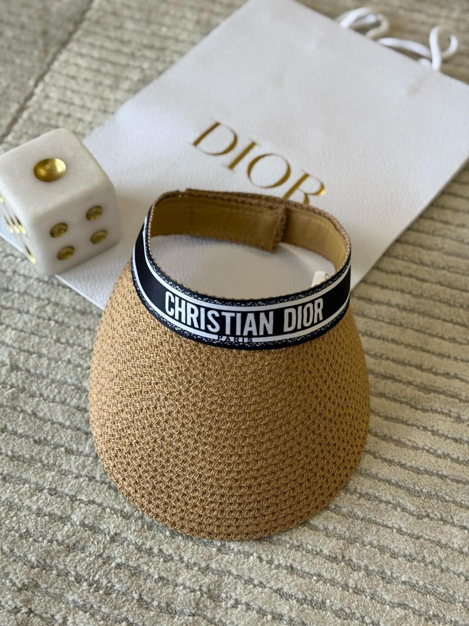 Dior hat - beach hat