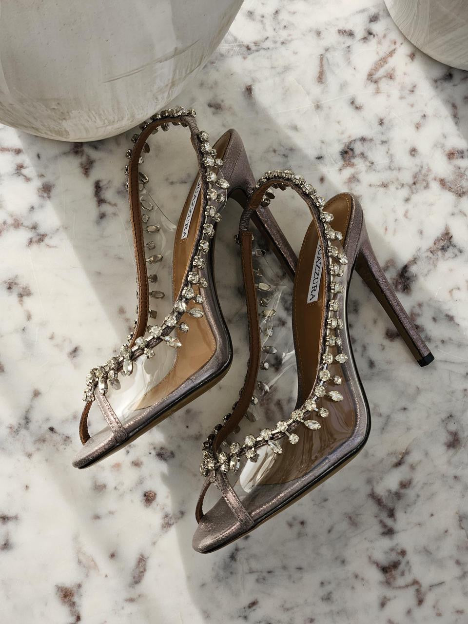Aquazurra sandals heels