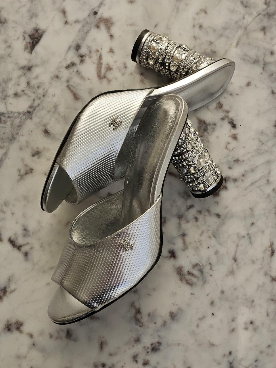 Chanel sandals heels