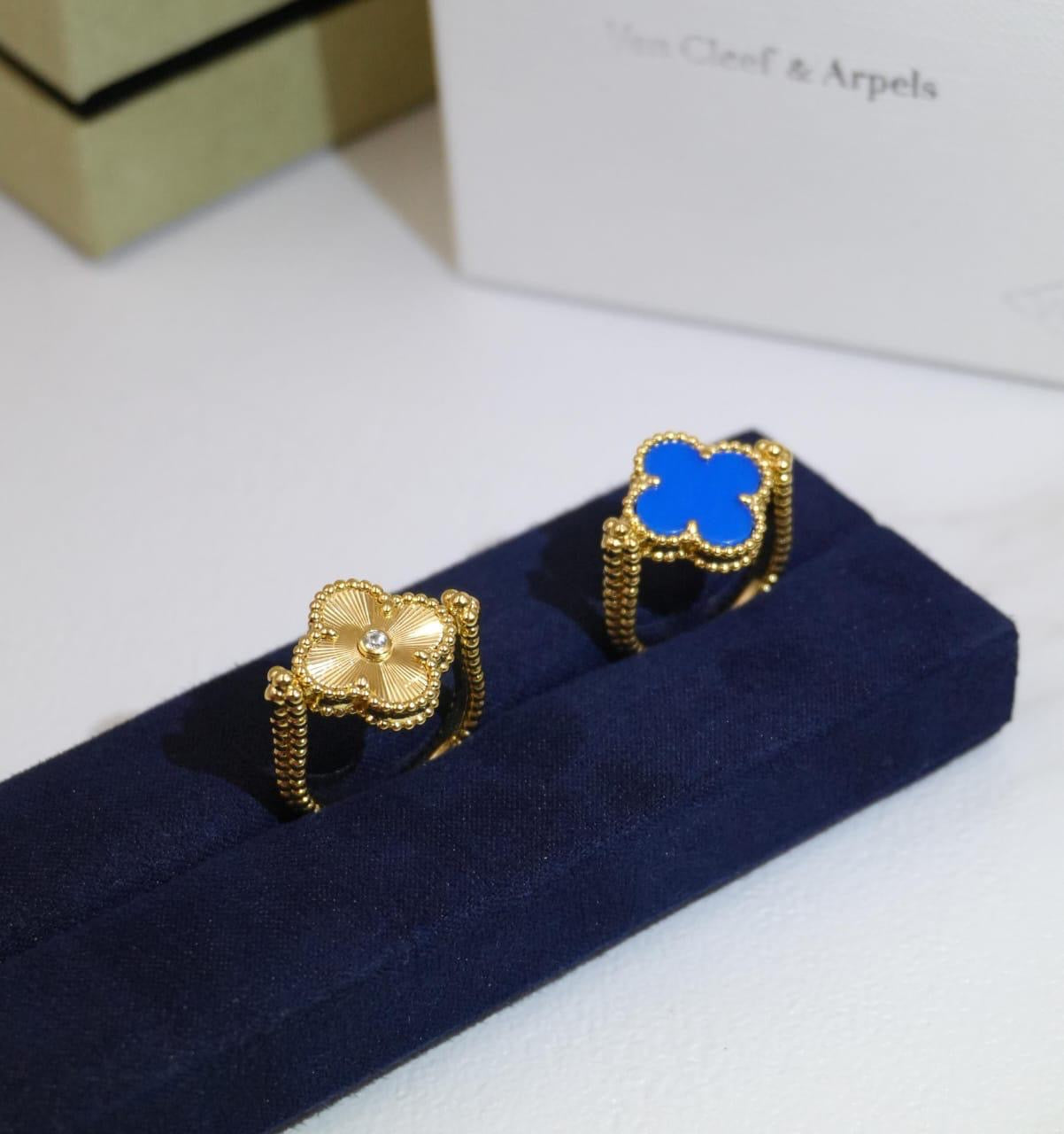 Van cleef ring - double sided