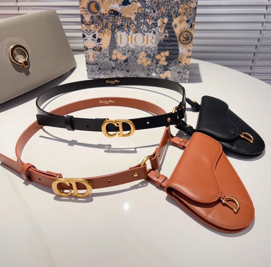 Dior belt with bag