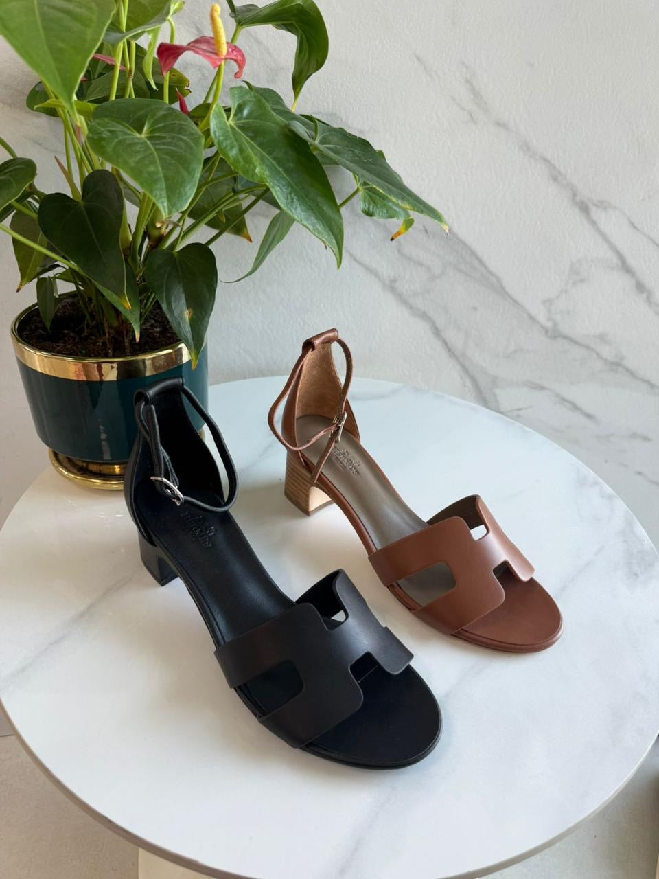 Hermes sandals heels
