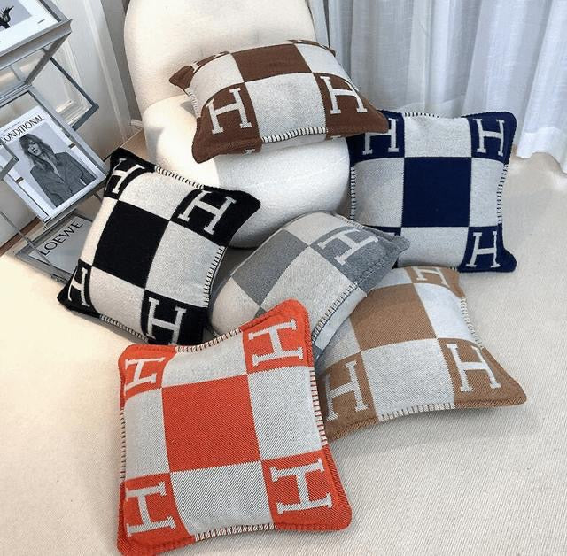 Hermes blanket & pillow cover