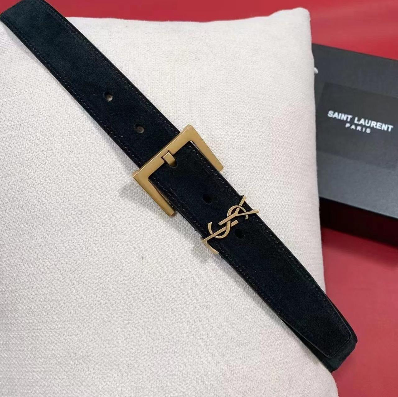Ysl belt - suede