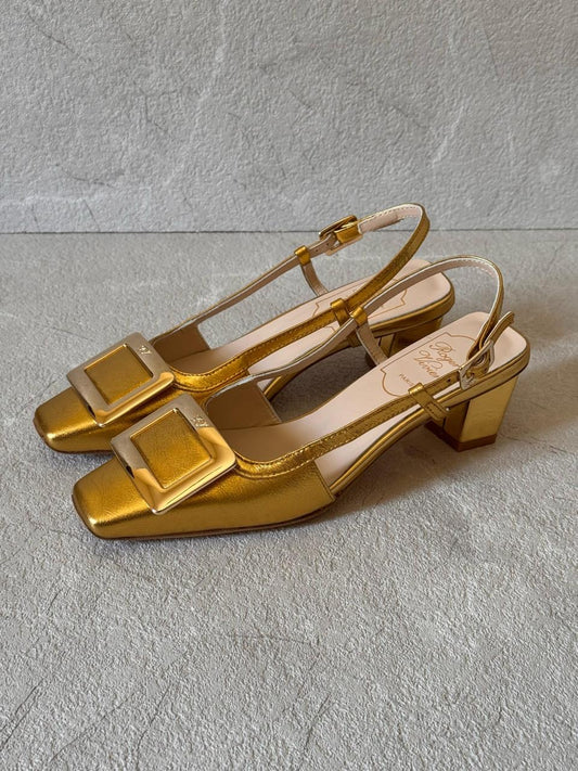 Roger vivier heels - gold